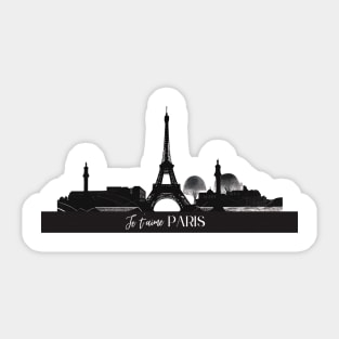 Paris Art Minimalist Sticker